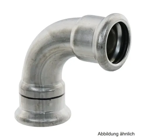 VSH Wasserrohr VSH Xpress Edelstahl 304, R2408 Bogen 90° I-I, 15 mm