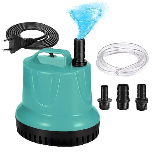 WIYETY Mini Wasserpumpe 20W 1500L/H
