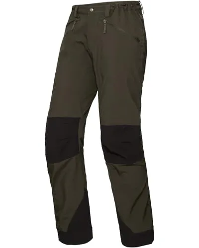Parforce Jagdhose Huntex Light Active Oliv 28 - Wanderhose für Berg- und Pirschjagd, leicht, bequem und mit nässefester Verstärkung an Knie und Gesäß für optimalen Schutz.