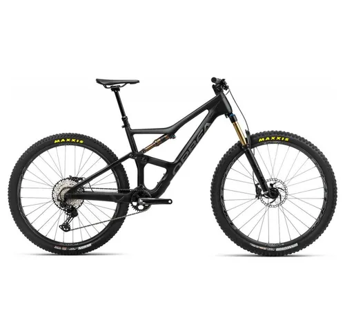 Orbea OCCAM M10 Fully Mountainbike Schwarz - E-Bike für anspruchsvolle Trails mit leichtem Aluminiumrahmen, Shimano XT 12-Gang-Schaltung und hydraulischen Scheibenbremsen für optimale Kontrolle und Fahrspaß.