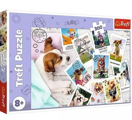 Trefl Puzzle Urlaubsbilder - 300 Teile, hochwertige Qualität und flexibles Design für Kinder ab 8 Jahren