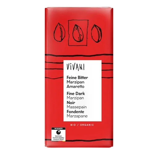 Zartbitter Marzipan & Amaretto 100g | VIVANI von VIVANI