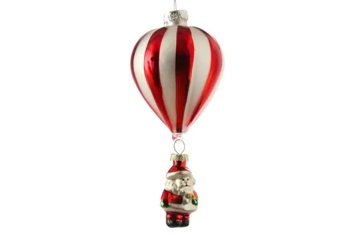 MARELIDA Christbaumschmuck Weihnachtsbaumschmuck Ballon Weihnachtsmann Weihnachtskugel Santa