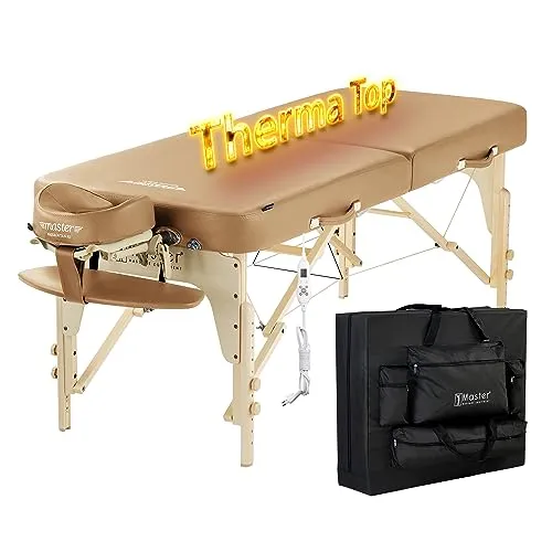 Master Massage Phoenix 71cm Klappbare Massageliege mit Heizsystem