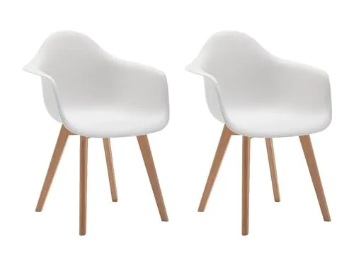 Vente-unique Stuhl VIXI 2er-Set mit Armlehnen von Vente-unique