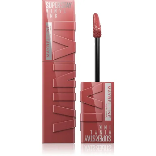 MAYBELLINE NEW YORK SuperStay Vinyl Ink langanhaltender flüssiger Lippenstift 115 PEPPY 4.2 ml