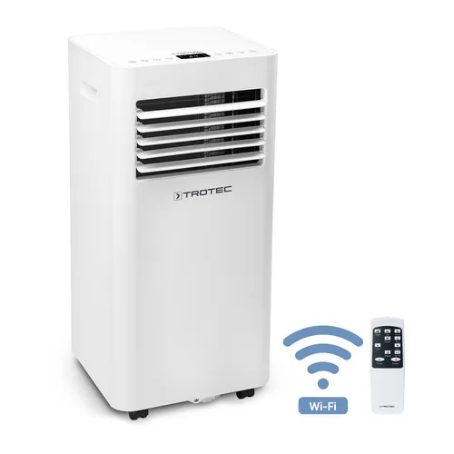 TROTEC PAC 2600 X Klimaanlage - Energieeffiziente Klimaanlage für Zuhause und Büro, mit praktischer Follow-Me-Funktion für individuelle Temperaturmessung und Timer für optimales Wohlfühlklima.