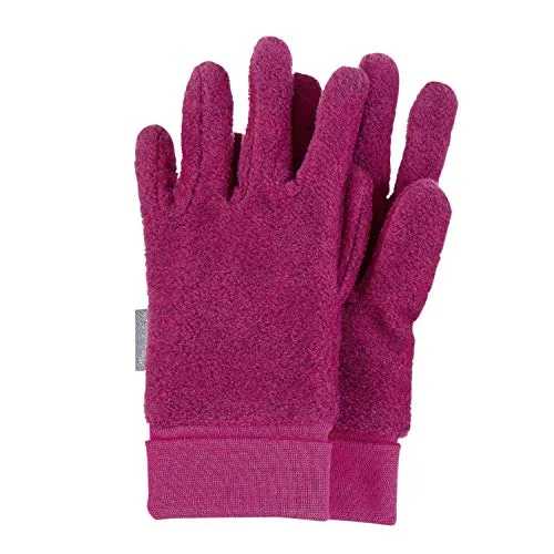 Sterntaler Fingerhandschuh Microfleece mit elastischen Bündchen – Warme Kinder Handschuhe – Mädchen Winterhandschuhe - Accessoire für kühlere Tage – pink melange, Größe 3
