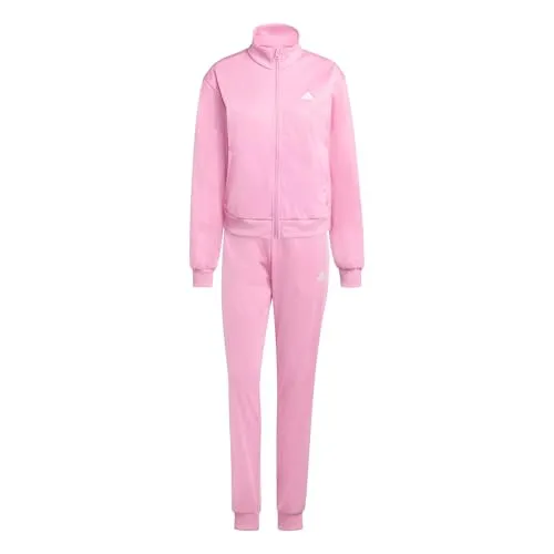 adidas Women's ESSENTIALS FEELCOZY TRACKSUIT, st tropic bloom, L - Bequeme Kombination aus Jacke und Hose, ideal für lässige Outfits. Hergestellt aus recyceltem Polyester, für ein angenehmes Tragegefühl und praktische Taschen.