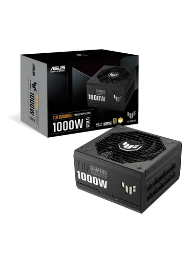 ASUS TUF Gaming 1000W Gold Netzteil - ATX 3.0-kompatibel, vollmodular mit langlebigem Axial-Tech Lüfter für optimale Kühlung und 80-Plus-Gold-Zertifizierung