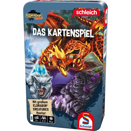 Schleich Eldrador: Das Kartenspiel - Gesellschaftsspiel für spannende Abenteuer in der Eldrador-Welt, fördert strategisches Denken und Teamgeist.