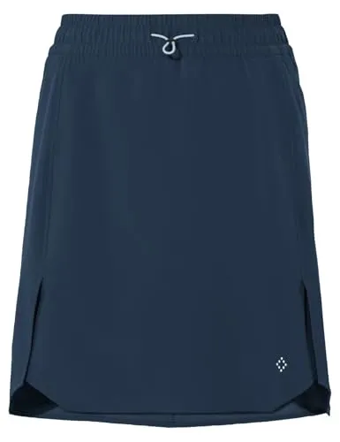 Vaude Damen Skomer V Skort - Größe XXL, blau - Röcke - Vielseitig, bequem und nachhaltig: Der Damen Skomer V Skort von Vaude ist ein multifunktioneller 3in1-Skort für Outdoorabenteuer.