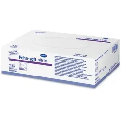 Peha-soft® nitrile powderfree Einmalhandschuhe, Nitril ungepudert 9421903 , 1 Packung = 100 Stück, Größe S, klein