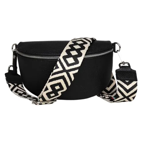 Bauchtaschen Schwarz von MIRROSI