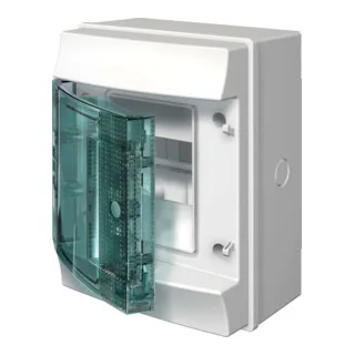 Striebel&John AP-Verteiler IP65 1x08 M65W108TN1 - Radlager & Silentlager, robuster Aufputz-Stromkreisverteiler mit IP65 Schutzart, ideal für industrielle Anwendungen und sicheres Arbeiten.