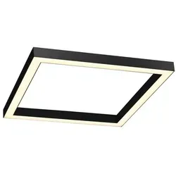 Neuhaus PURE LED-Deckenleuchte PURE-LINES 55 cm - Elegantes Design in Grau - Moderne LED-Deckenleuchte PURE-LINES aus Aluminium, Eisen und Stahl. Ideal für stilvolle Akzente in Ihrem Raum. Energieeffizient und langlebig.