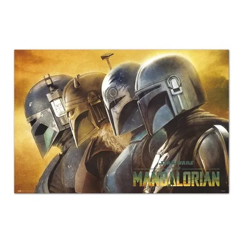 Poster STAR WARS: The Mandalorian - 4 Mandalorians - 61x91,5cm NEU 59880 ge
