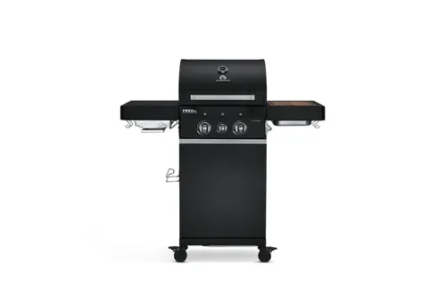 BURNHARD 2-Brenner Gasgrill FRED Jr. Deluxe BLACK Series 3 von BURNHARD®