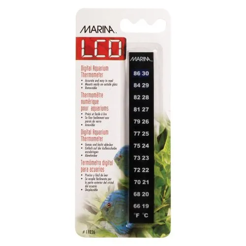 Marina LCD Digital Aquarium Theromometer, 19 bis 30 Grad