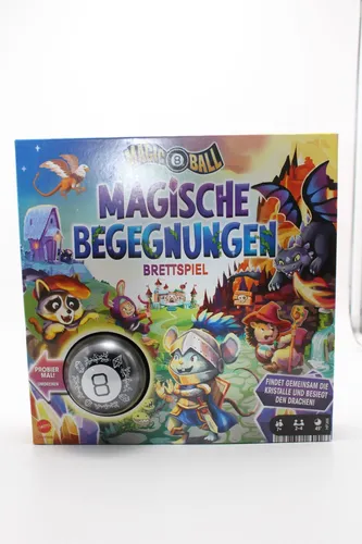 Mattel Games Magische Begegnungen - Familienspiel Magic 8 Ball, kooperatives Abenteuer für die ganze Familie ab 7 Jahren