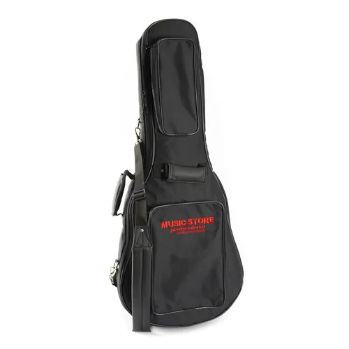 MUSIC STORE Gigbag Super Deluxe 3/4 für Konzertgitarren - Konzertgitarren-Tasche mit 30 mm Polsterung für optimalen Schutz und großzügigen Fächern für Zubehör. Komfortabel zu tragen mit Rucksacktragegurten und wasserabweisendem Nylon.