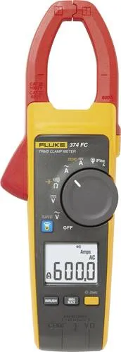 Fluke 600A AC/DC TRMS Wireless Stromzange - Strommesszange für präzise Messungen, ermöglicht kabelloses Ablesen auf Ihrem Smartphone und sicheres Arbeiten ohne PSA.