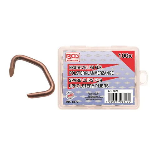 BGS-8873 Polsterklammern 100-tlg.