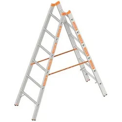 Layher Topic 1039 Sprossenstehleiter 2x6 Sprossen von Layher