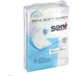 Seni Soft Super Bettschutzunterlage 90x60 cm 5 St