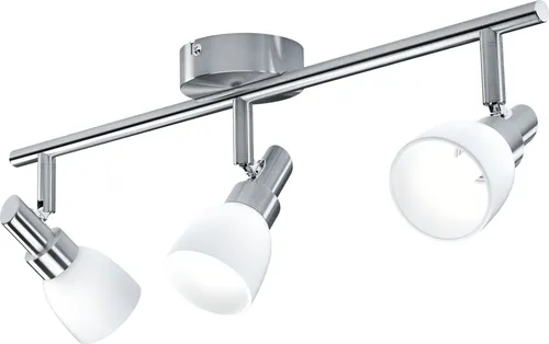 Osram LED Spot Wand- & Deckenleuchte Nickel gebürstet 3 x 2W G9 Strahler warmweiß 2700K
