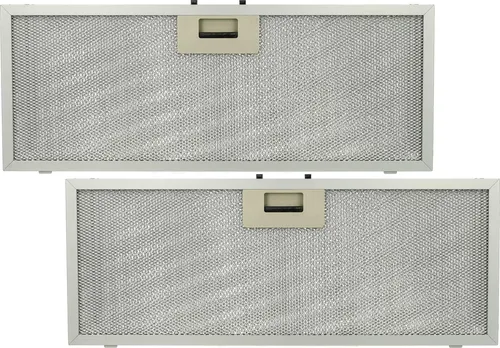 vhbw 2x Filter Metallfettfilter kompatibel mit Bauknecht DLHI 5360 857453401052, 5360 857453401053 Dunstabzugshaube - 45,9 x 17,7 x 0,85 cm, Metall