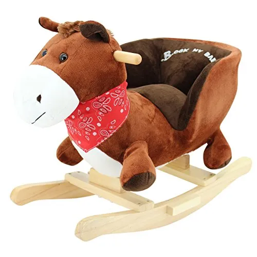 Sweety Toys 3549 Schaukeltier Pferd Pony mit Soundfunktion