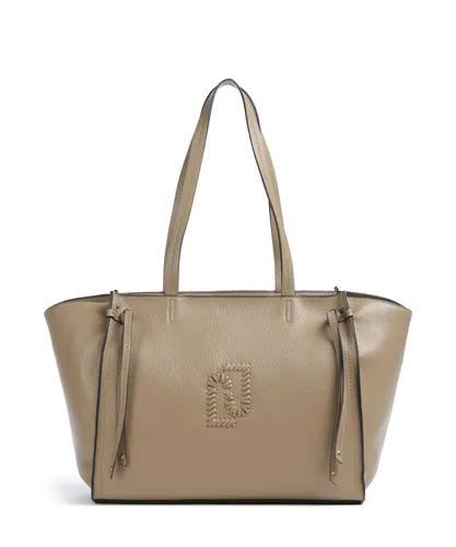 LIU JO Lapislazzu Tote L Schultertasche Mud Taupe - Stylische Schultertasche für Damen in eleganter Mud-Taupe. Ideal für Freizeitaktivitäten, bietet viel Platz und ist aus hochwertigem, langlebigem Material gefertigt.