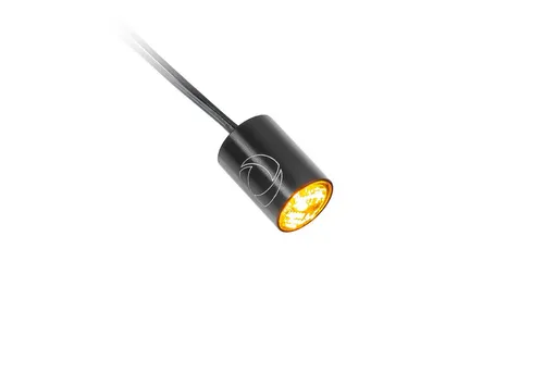Kellermann LED Blinker Atto® Integral, schwarz - Hochwertiger LED-Blinker Atto Integral in schwarz, mit klarem Glas für optimale Sichtbarkeit, ideal für Männer und perfekt für vorne und hinten.
