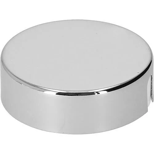 Zier-Baldachin chrom mit seitlichem Auslass Ø71mm - Lampenteile: Hochwertiger Baldachin aus Metall, ideal für dekorative Beleuchtungslösungen und einfache Installation.