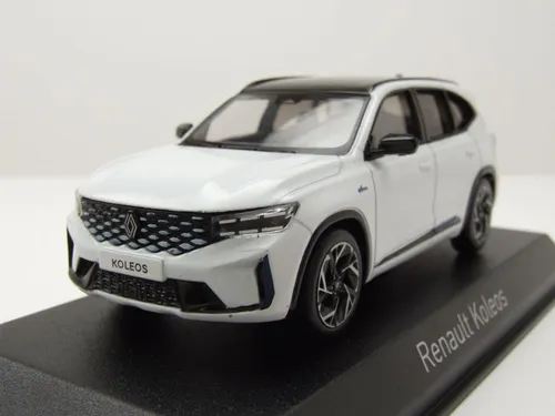NOREV 1:43 Renault Koleos 2025 - Kyanit-white 518356 - Modellbau-Auto im Maßstab 1:43, detailgetreue Nachbildung des Renault Koleos 2025 in Kyanit-weiß, ideal für Sammler und Liebhaber.