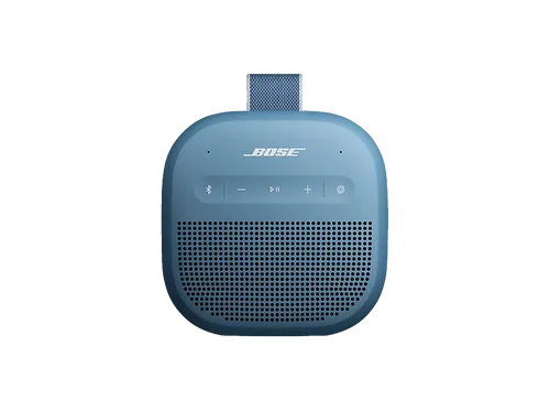 BOSE SoundLink Micro (2. Gen.) Bluetooth Lautsprecher, Blue Dusk - Kompakter Bluetooth-Lautsprecher mit kristallklarem Sound und kraftvollem Bass. Staub- und wasserdicht (IP67) für grenzenlose Mobilität – bis zu 12 Stunden Akkulaufzeit für ununterbrochenen Musikgenuss.
