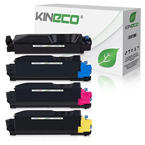Kineco 4 Toner für Kyocera TK-5280 1-1-1-1 Black 13000 Seiten, CMY je 11000 Seiten