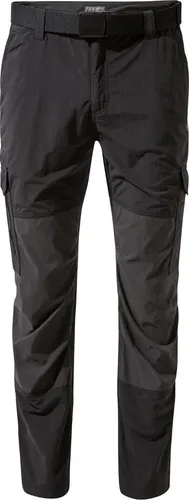 Craghoppers NosiLife Herren Pro Adventure Hose Schwarz, Größe 56 - Robuste Herren Outdoorhose mit UV-Schutz 50+ und insektenabweisender NosiLife-Technologie. 9 praktische Taschen und schnell trocknendes Material für Komfort bei Abenteuern im Freien.