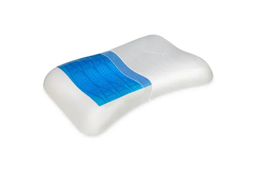 Vitabo Nackenkissen – Ergonomisches Nackenkissen mit kühlendem Gel - Nackenkissen aus 100% Lyocell, atmungsaktiv und feuchtigkeitsregulierend für optimalen Schlafkomfort. Ideal für einen erholsamen Schlaf.