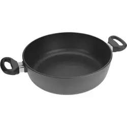 Woll nowo Titanium Gusskasserolle 26 cm - Töpfe mit 8 cm Höhe und 3,5 Litern Volumen, energiesparend dank perfekter Hitzeverteilung und kratzfester Titan-Antihaftbeschichtung für gesundes Kochen ohne viel Fett.