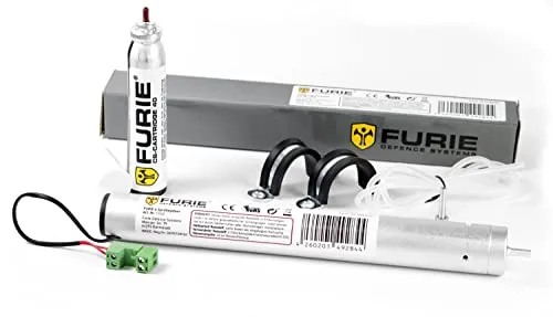 FURIE Reizgas Sprühsystem Furie6 im Set mit CS-Kartusche zur Einbruchsicherung