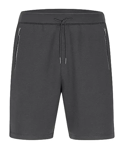 JAKO Herren Shorts Pro Casual, Aschgrau, M - Kurze Sporthosen, ideal für Training und Freizeit, mit praktischem Kordelzug für optimalen Sitz und Komfort.