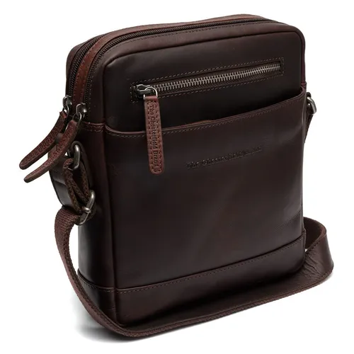 The Chesterfield Brand Umhängetasche braun - Handtaschen aus 100% hochwertigem Rindsleder, stufenlos verstellbarer Schulterriemen für optimalen Tragekomfort, stilvolles unifarbenes Design.
