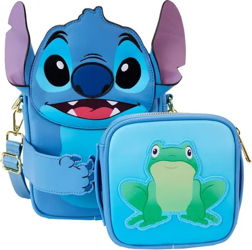 Disney Stitch Camping Cuties crossbody bag with coing bag
