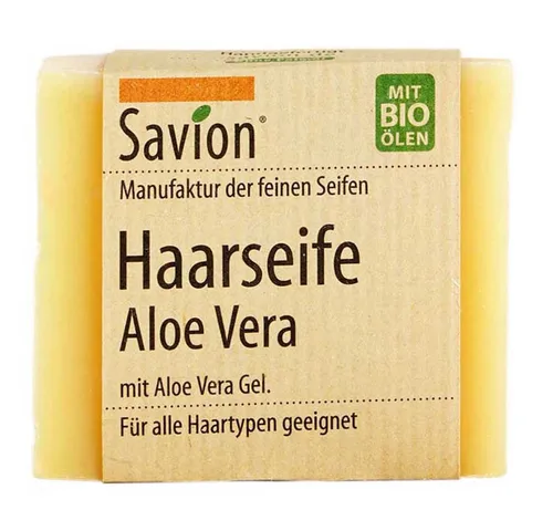 Savion Haarseife Haarseife - Aloe Vera 80g in grün von Savion