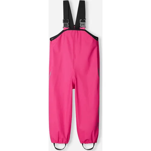 Reima Regenhose Lammikko für Kinder - Wasserdichte und winddichte Regenhose aus elastischem Material mit Fußschlaufen, ideal für Abenteuer an regnerischen Tagen und mehr Sichtbarkeit durch reflektierende Details.