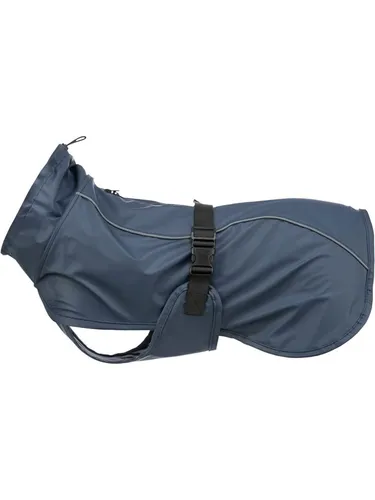 Trixie Be Nordic Husum Hundejacke Grau 40 cm - Hundemantel aus der BE NORDIC Serie, wind- und wasserdicht mit reflektierenden Elementen für gute Sichtbarkeit. Ideal für regnerische Tage, hält Ihren Hund trocken und bequem.