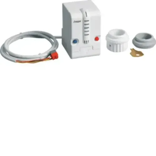Hager TX502 Stellantrieb mit Temperaturregler und Sensor