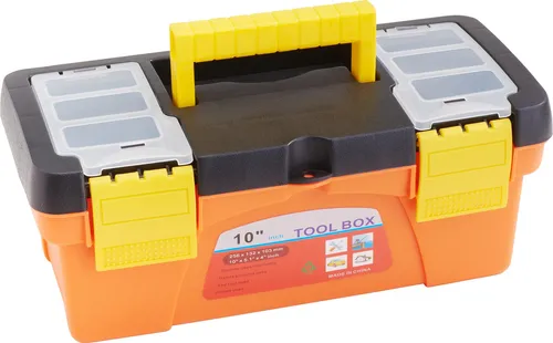 VBS Utensilienbox mit Griff und Einsätzen 13.2x25.6x10.3 cm Aufbewahrungsbox